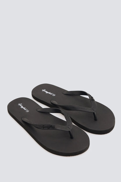 Springfield Black Men Toe Post Sandal SKU: 2993197_01 Image 03