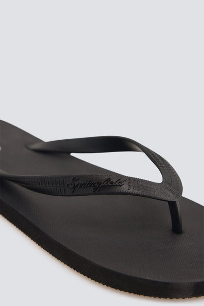 Springfield Black Men Toe Post Sandal SKU: 2993197_01 Image 04