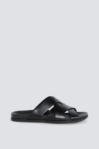 Springfield Black Men Strap Sandals SKU: 2993199_01 Image 01
