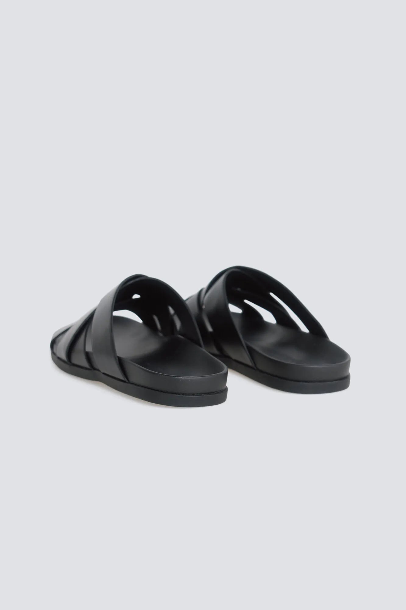 Springfield Black Men Strap Sandals SKU: 2993199_01 Image 05