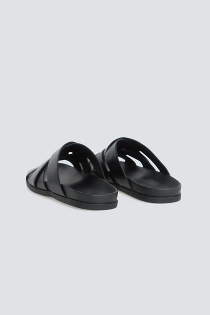 Springfield Black Men Strap Sandals SKU: 2993199_01 Image 05