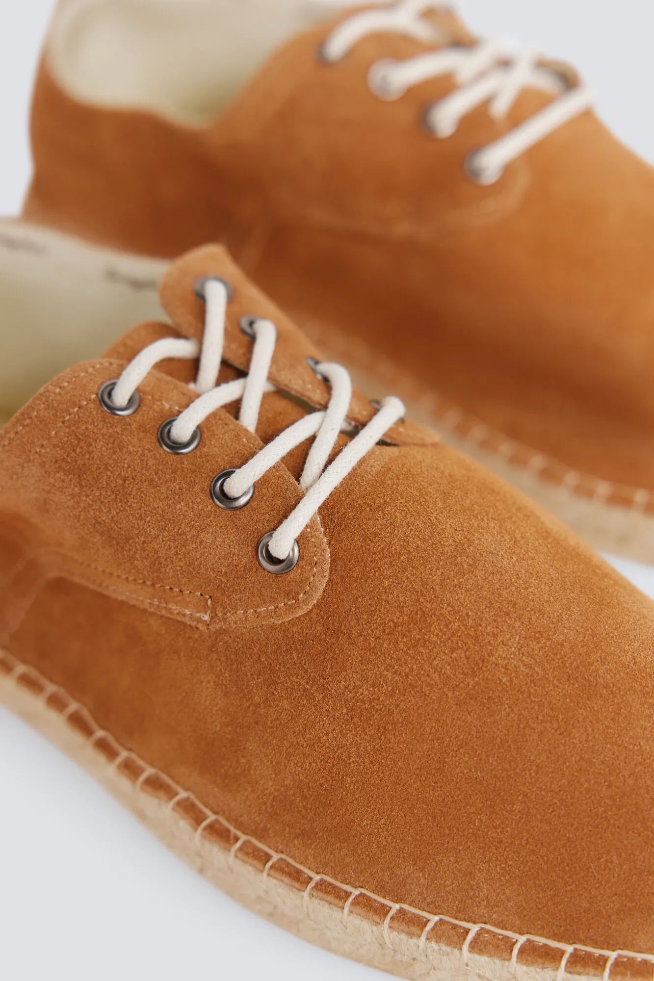 Springfield Beige Men Split Leather Espadrille SKU: 2993200_51 Image 02