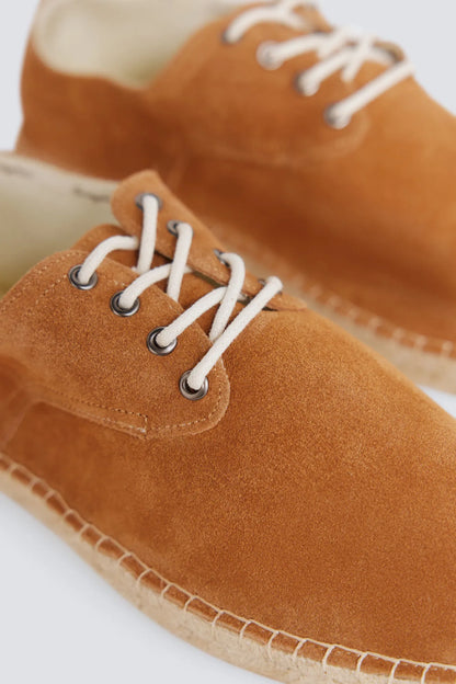 Springfield Beige Men Split Leather Espadrille SKU: 2993200_51 Image 02