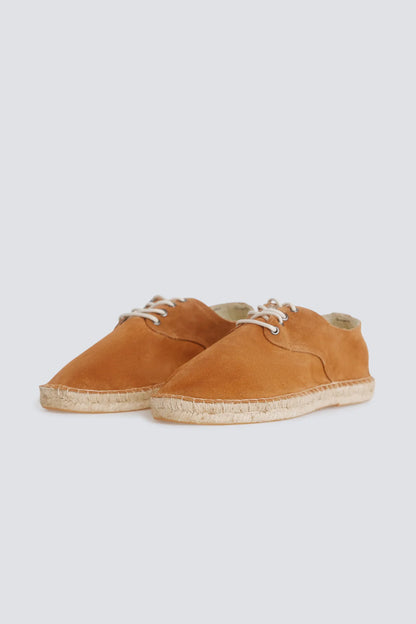 Springfield Beige Men Split Leather Espadrille SKU: 2993200_51 Image 04