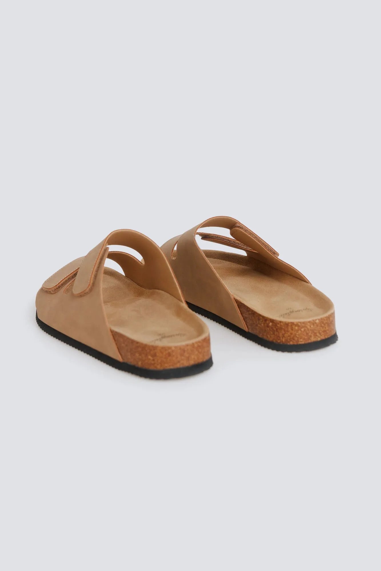 Springfield Brown Men Double Strap Velcro Sandal SKU: 2993203_30 Image 06