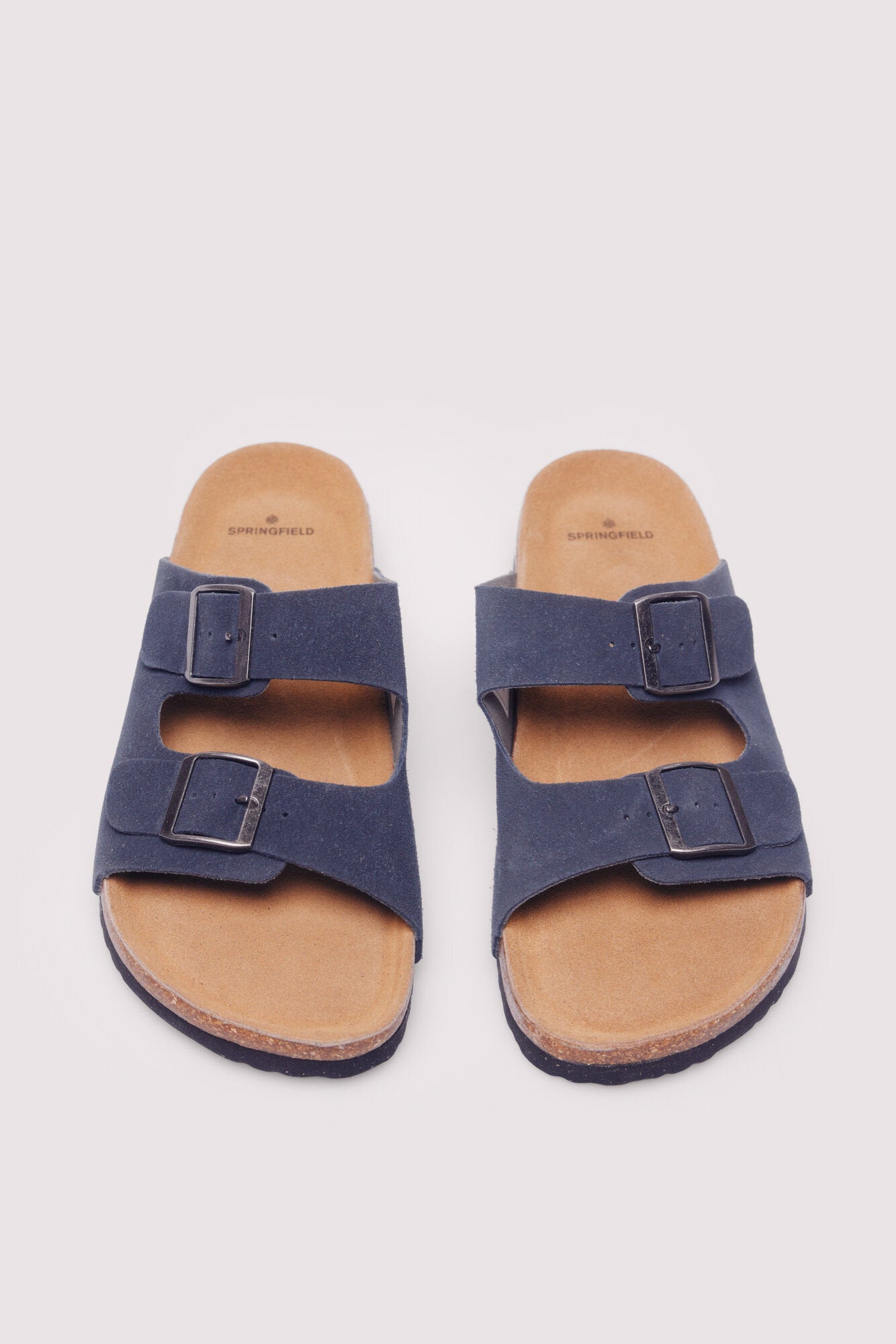 Springfield_Double Buckle Leather Sandal_2999431_41_03
