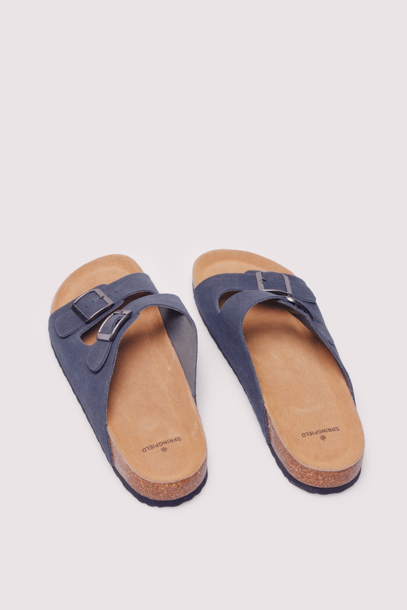 Springfield_Double Buckle Leather Sandal_2999431_41_04