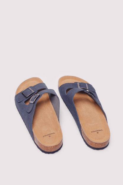 Springfield_Double Buckle Leather Sandal_2999431_41_04