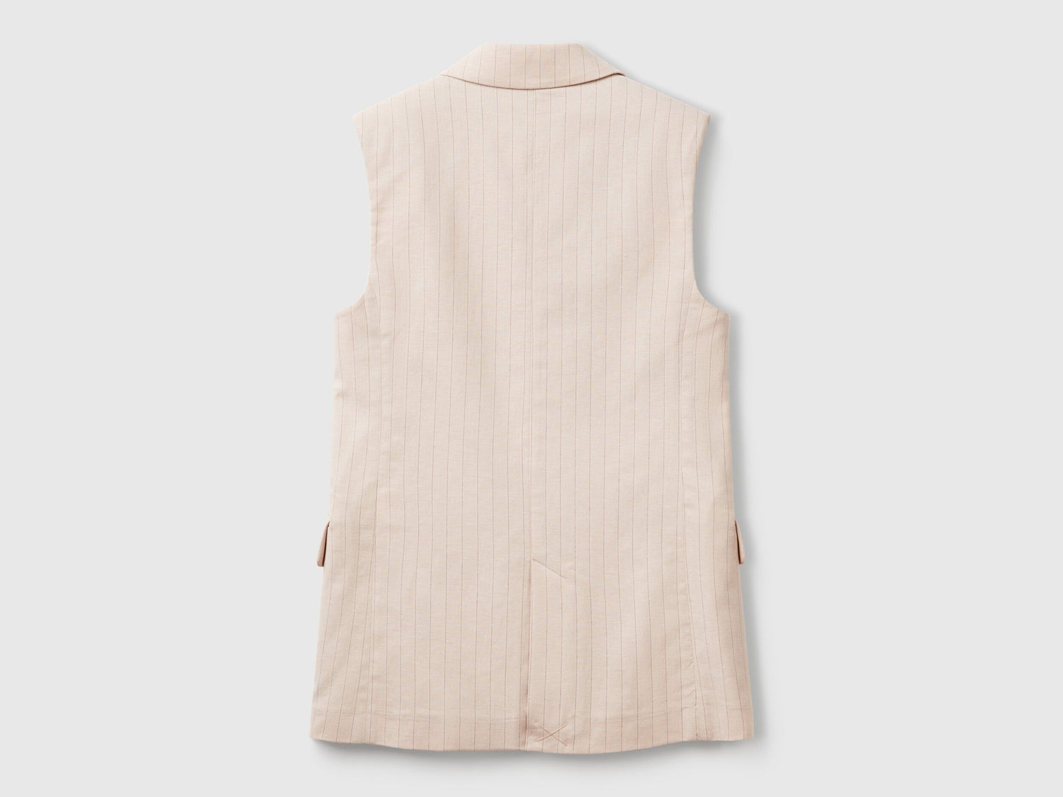 Benetton_Long Pinstriped Vest_29KBDJ00W_901_05