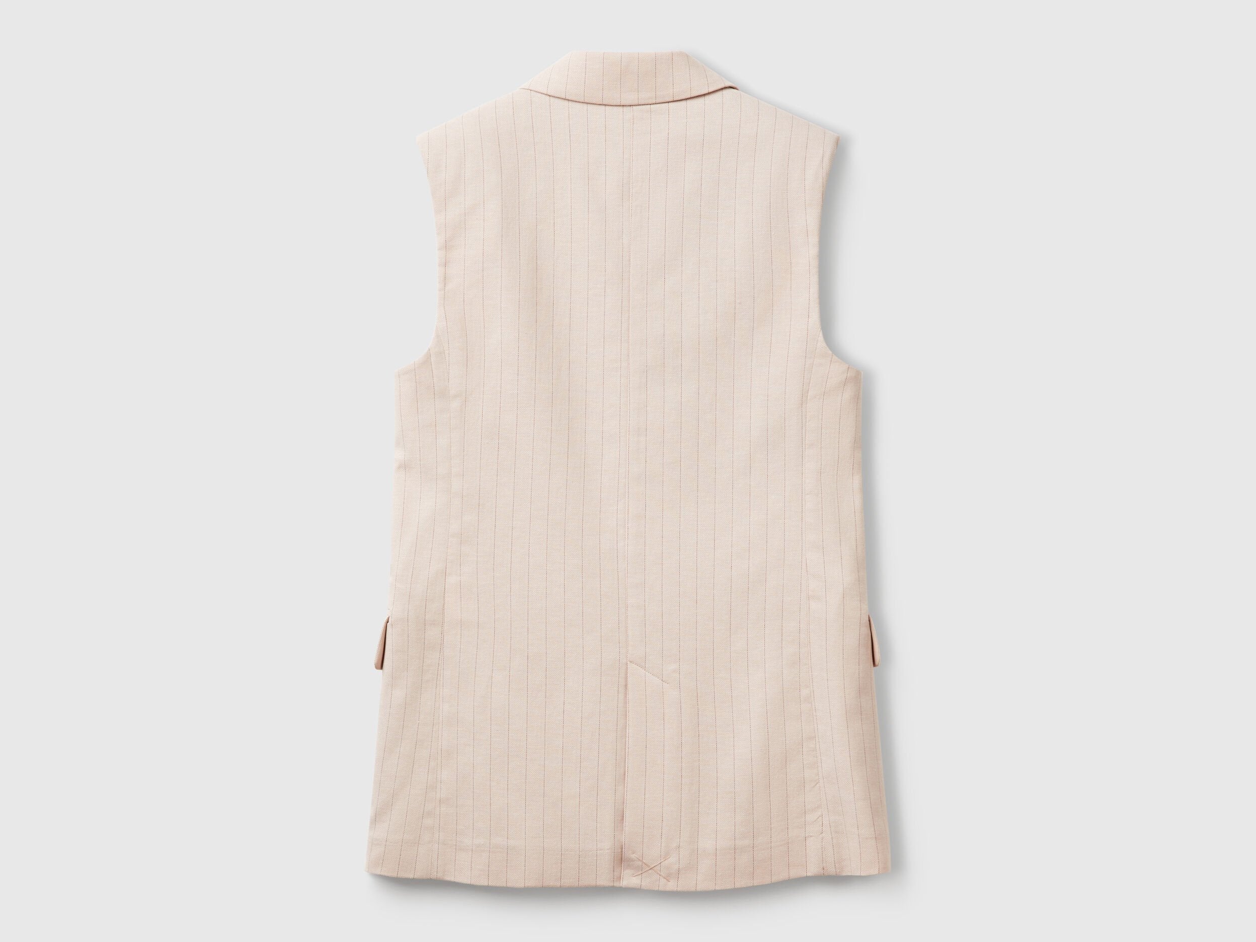 Benetton_Long Pinstriped Vest_29KBDJ00W_901_05