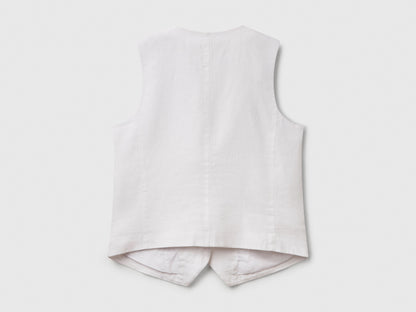 Benetton_Pure Linen Vest_2AGHDJ00G_101_05