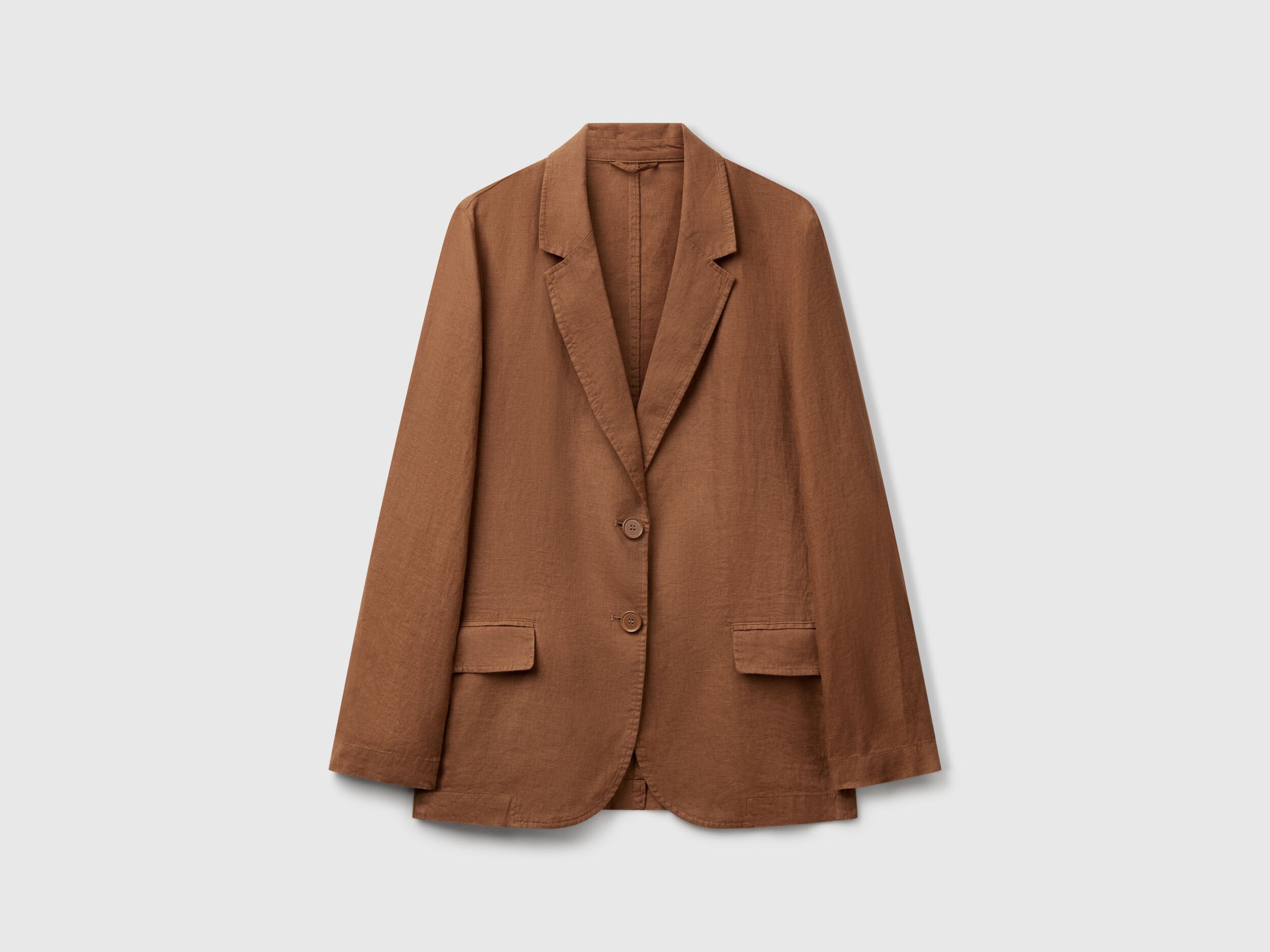 Benetton_Blazer in Pure Linen_2AGHDW00R_0B1_04