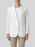 Benetton White Women Blazer in Pure Linen SKU: 2AGHDW00R_101 Image 00