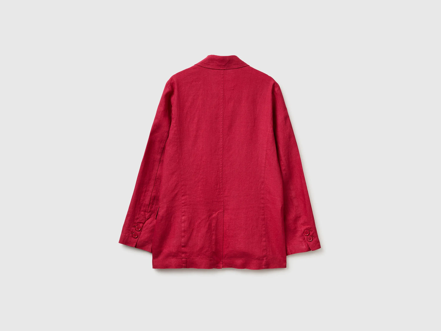Benetton Strawberry Women Pure Linen Blazer SKU: 2AGHDW00R_2G1 Image 02