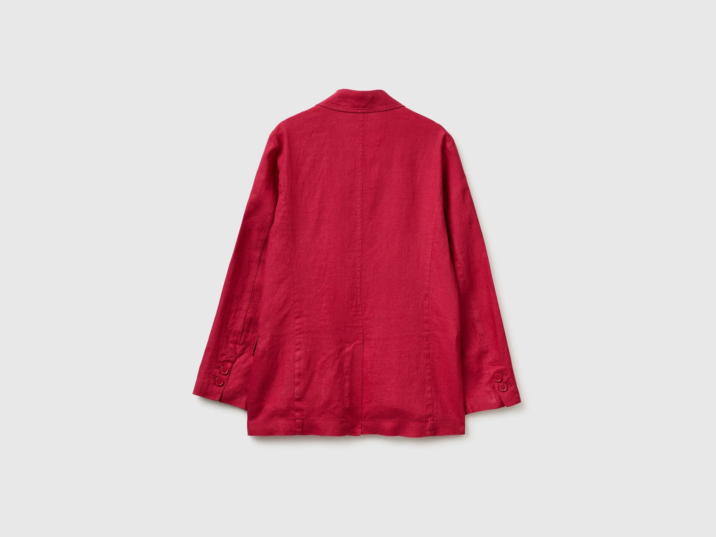 Benetton Strawberry Women Pure Linen Blazer SKU: 2AGHDW00R_2G1 Image 02