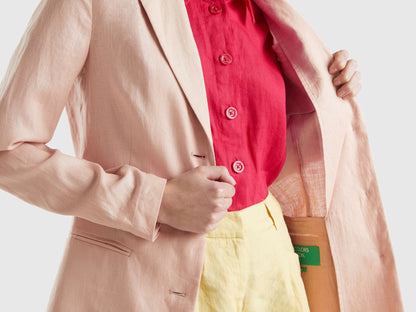 Blazer In Pure Linen_2Aghdw01Z_04W_04