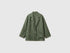 Benetton Military green Women 100% Linen Single-Breasted Blazer SKU: 2AGHDW03J_20W Image 01