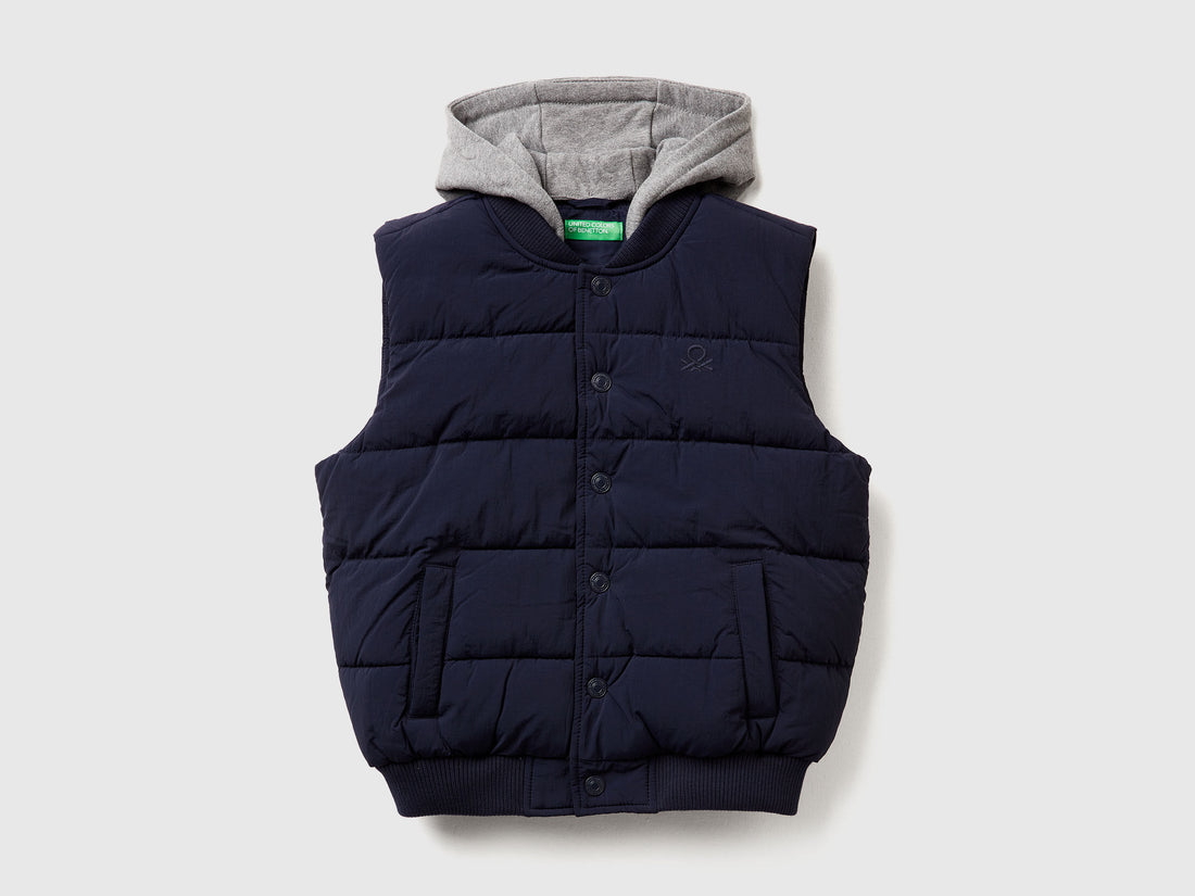 Benetton_Dark Blue_Padded Vest with Removable Hood_2IGGCJ012_016_01
