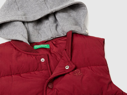 Benetton_Burgundy_Padded Vest with Removable Hood_2IGGCJ012_129_03