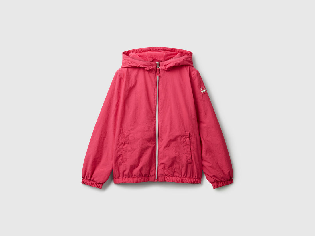 Benetton_Fuchsia_Light "Rain Defender" Jacket_2IGGCN06E_1A2_01