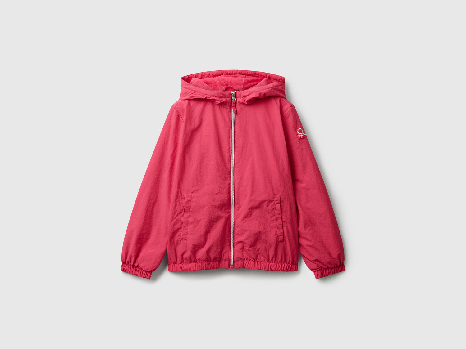 Benetton_Fuchsia_Light &quot;Rain Defender&quot; Jacket_2IGGCN06E_1A2_01