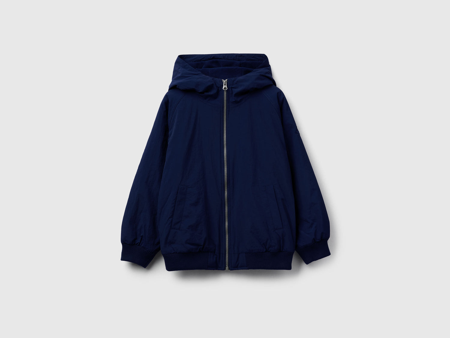 Benetton_Dark Blue_Nylon Jacket with Hood_2IGGCN06J_252_01