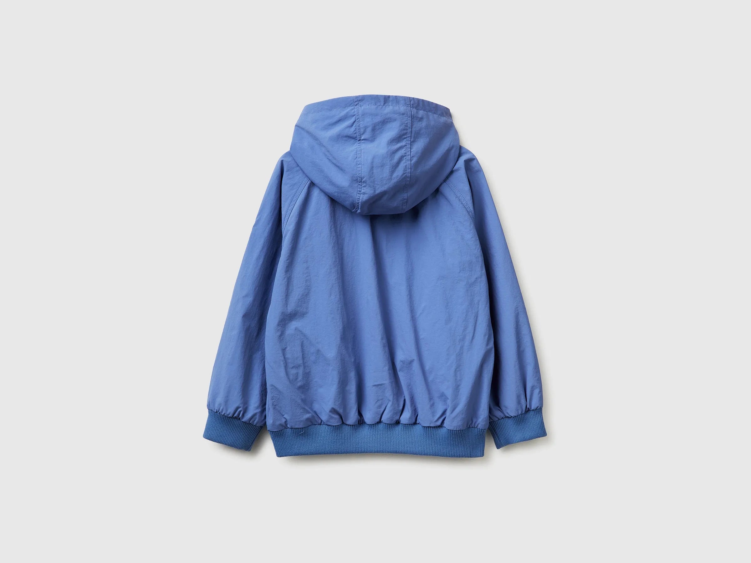 Benetton Air force blue Boys Nylon Jacket SKU: 2IGGCN06Z_05N Image 02