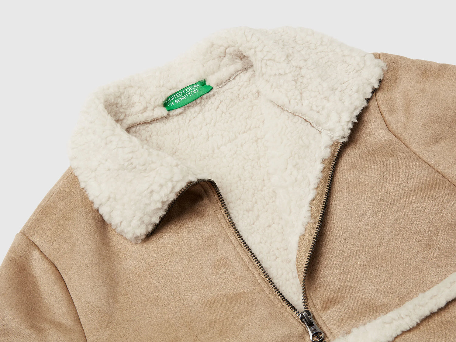 Benetton_Beige_Jacket with Suede Look Collar_2JLACN06V_901_03