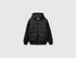 Benetton Black Boys Jacket with Detachable Sleeves SKU: 2KL9CN07H_100 Image 01