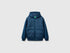 Benetton Dark Blue Boys Jacket with Detachable Sleeves SKU: 2KL9CN07H_37T Image 01