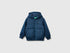 Benetton Dark Blue Boys Jacket with Neoprene Inserts SKU: 2KL9GN04P_37T Image 01