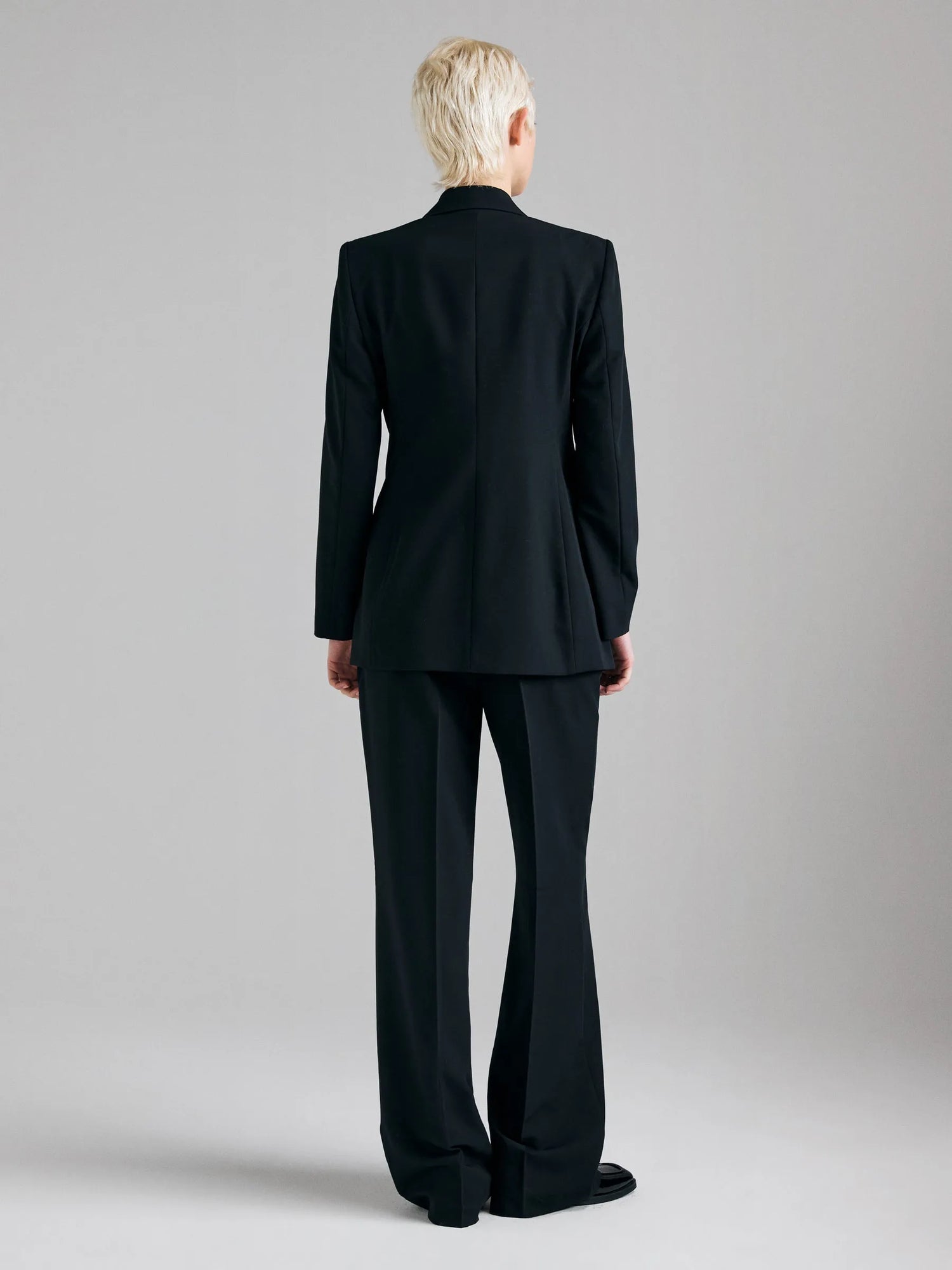 Sisley Black Women Knotted Blazer SKU: 2KVXLW03U_100 Image 02