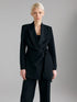 Sisley Black Women Knotted Blazer SKU: 2KVXLW03U_100 Image 03