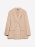 Sisley Beige Women Oversized Blazer with Crossover SKU: 2LMTLW03Q_904 Image 01