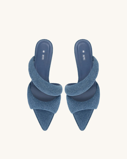 JW PEI Blue Women Sara Mule Denim - Blue SKU: 2MS01-5_Blue Image 04