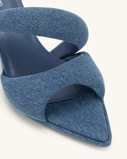 JW PEI Blue Women Sara Mule Denim - Blue SKU: 2MS01-5_Blue Image 06