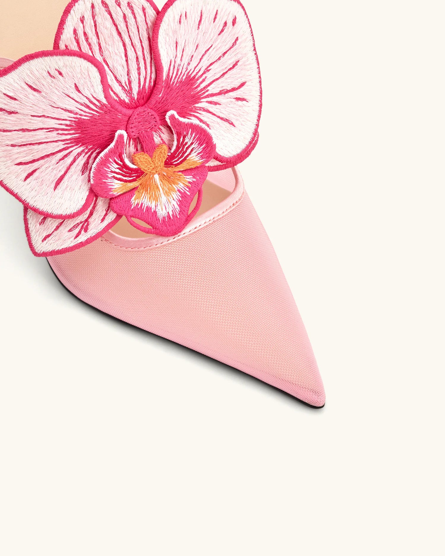 JW PEI Pink Women Sofia Orchid Sphere Heel Mules  SKU: 2MS83X001-4_Pink Image 06