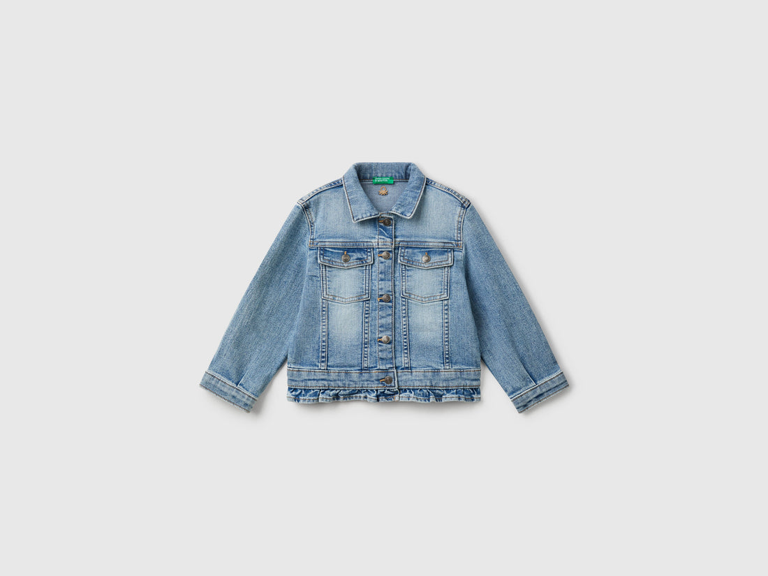 Benetton_Denim Jacket with Ruffles_2PORGN03M_902_01