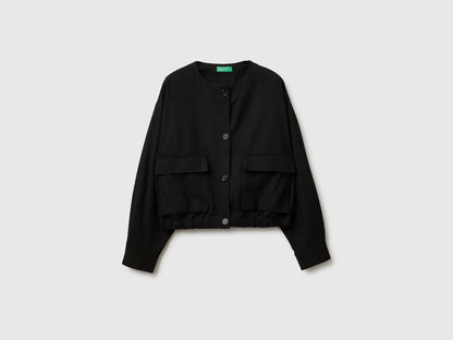 Benetton_Black_Flannel Jacket_2QIKDN08N_100_05