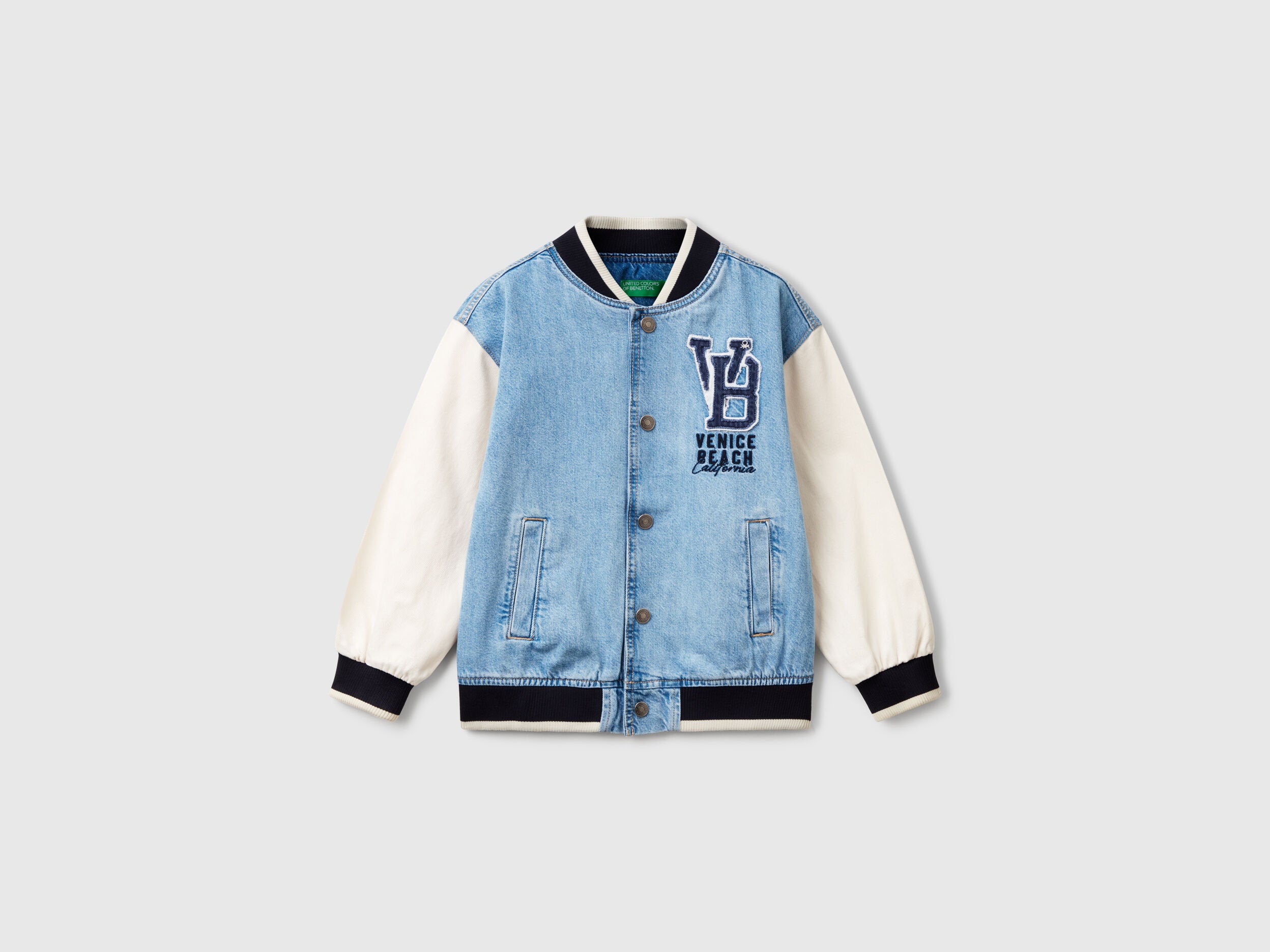 Benetton_Denim Bomber Jacket_2R76CN069_901_01