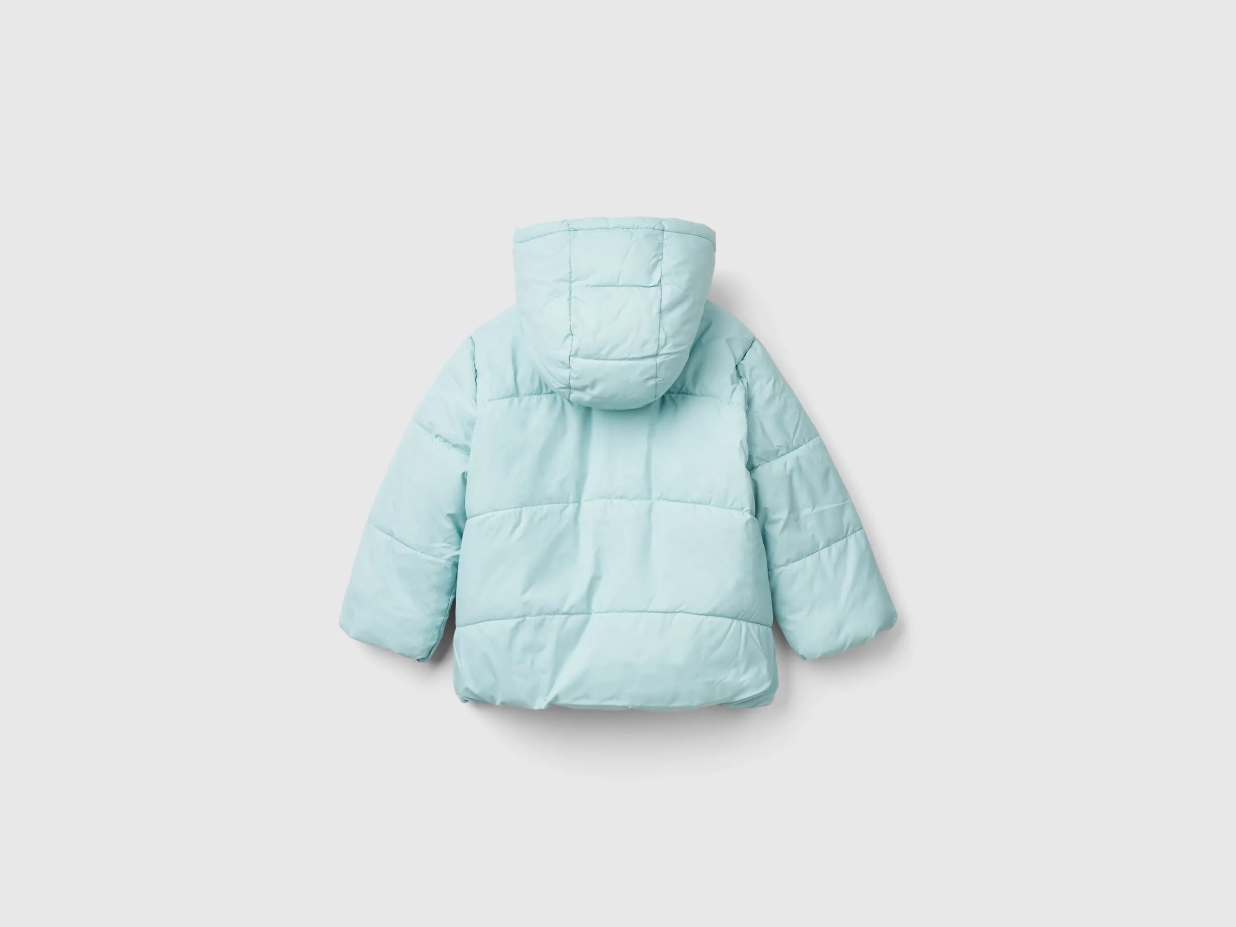 Benetton_Aqua_Padded Jacket with Hood_2SJ1GN03I_17H_02