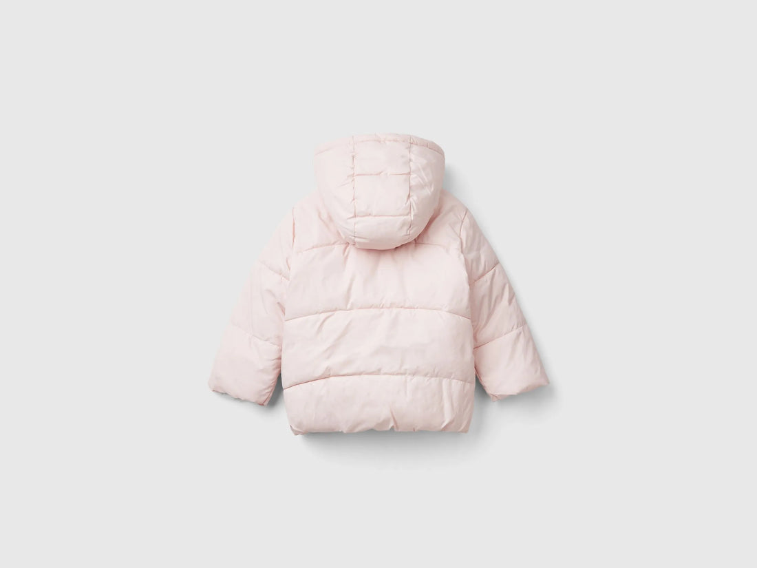 Benetton_Soft Pink_Padded Jacket with Hood_2SJ1GN03I_3V5_02