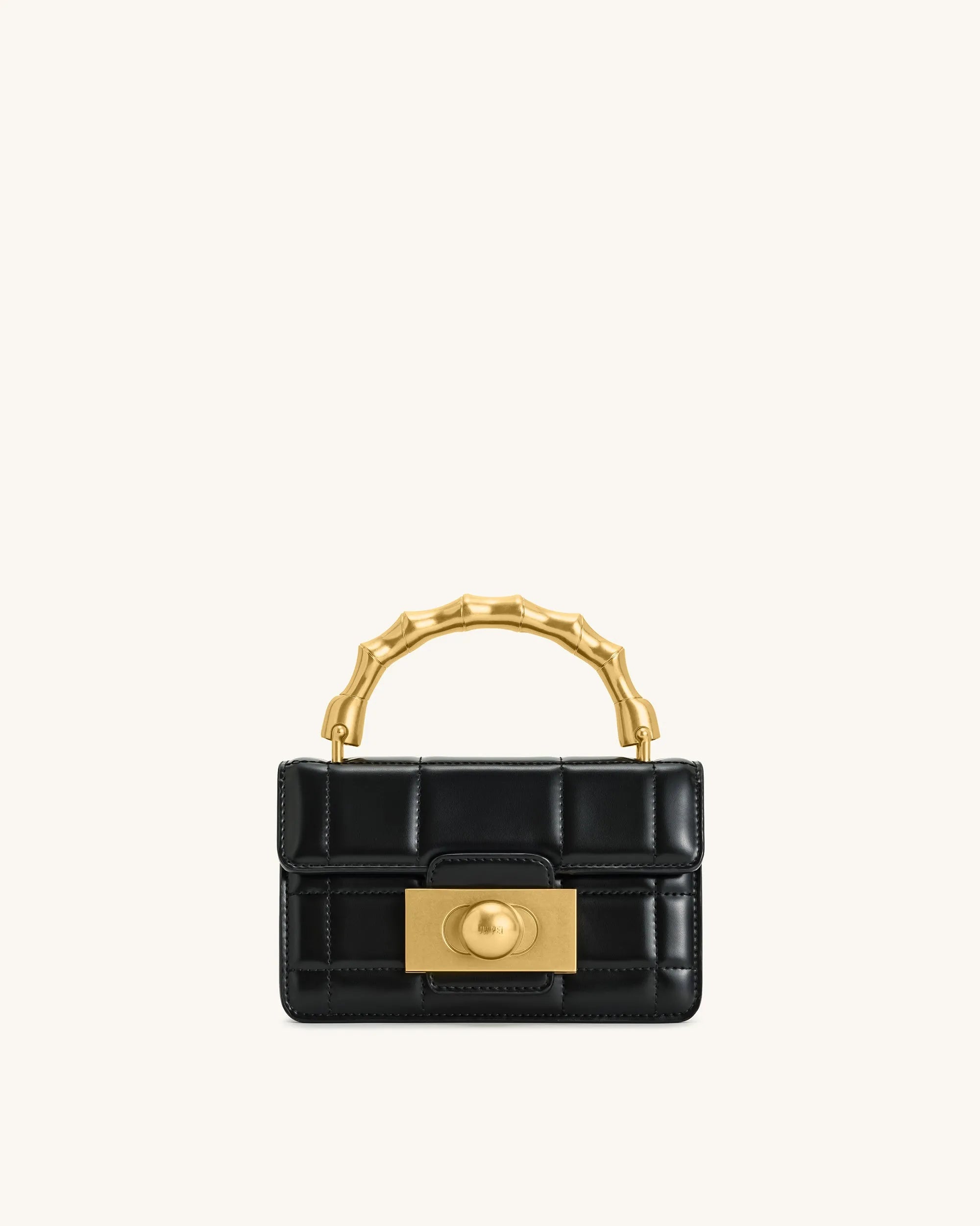 JW PEI_Black_Kaia Bamboo Metal Handle Handbag_2T179-1_Black_01