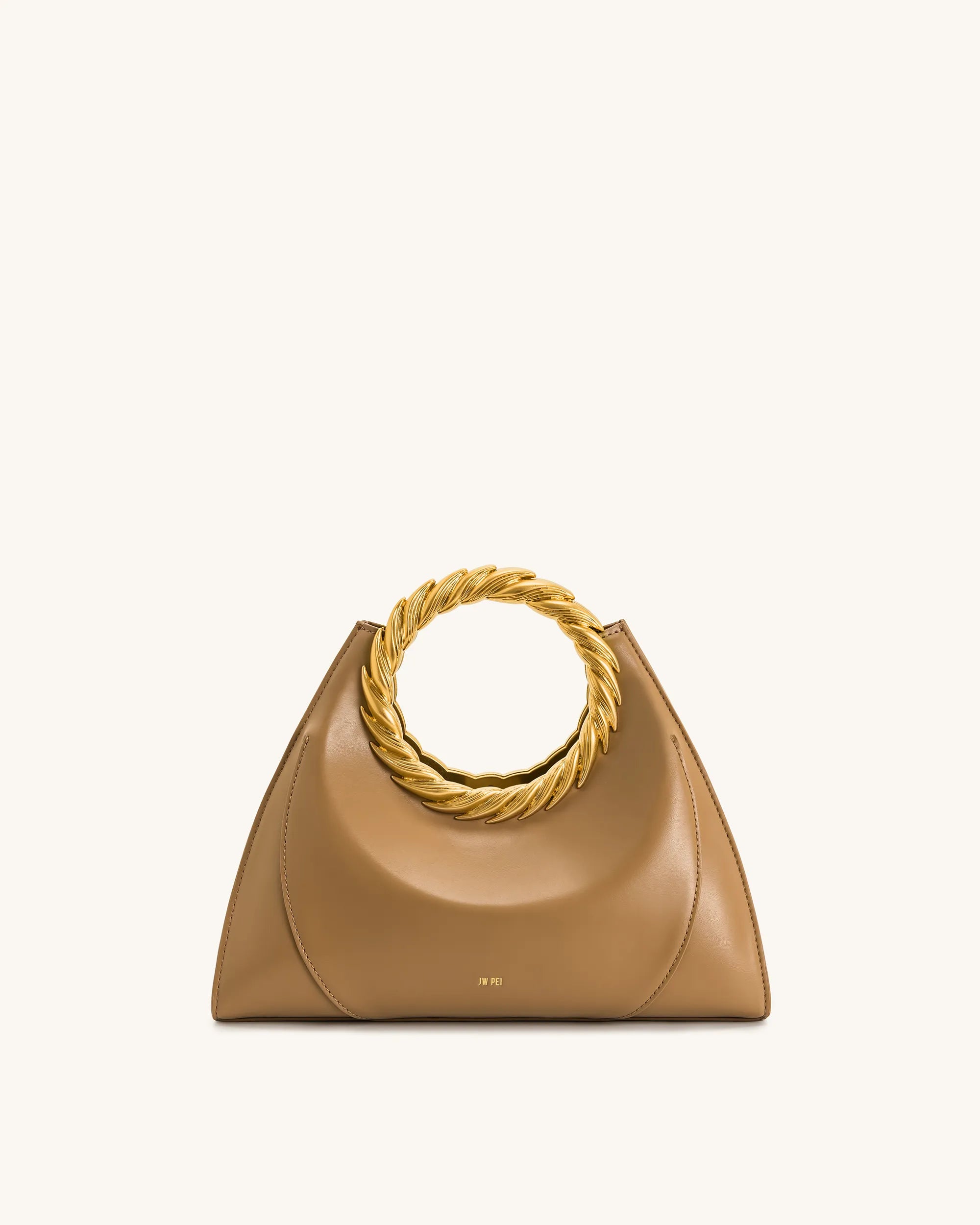 JW PEI_Brown_Amiya Leaf Handle Sculpture Bags_2T181-3_Brown_01