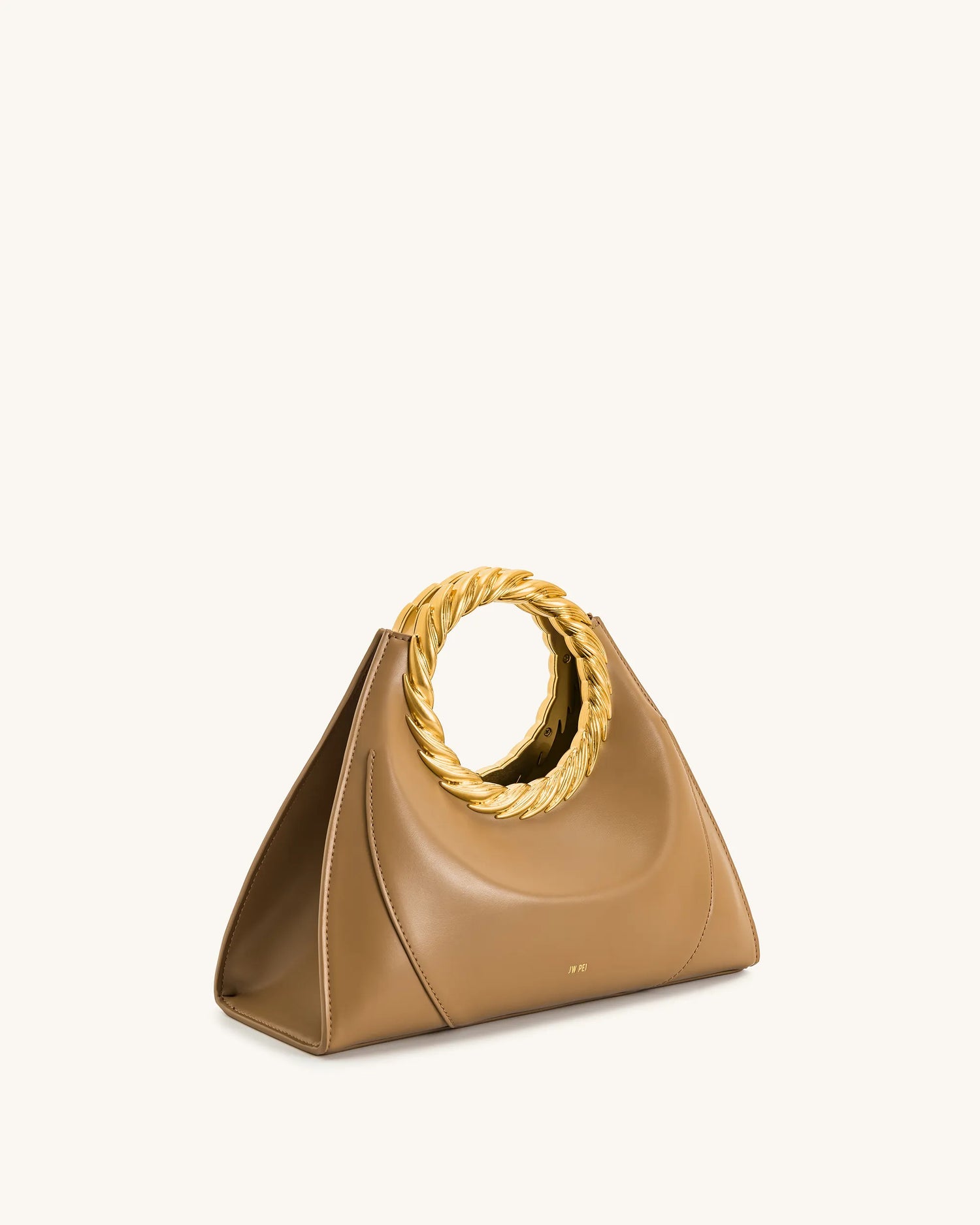 JW PEI_Brown_Amiya Leaf Handle Sculpture Bags_2T181-3_Brown_03