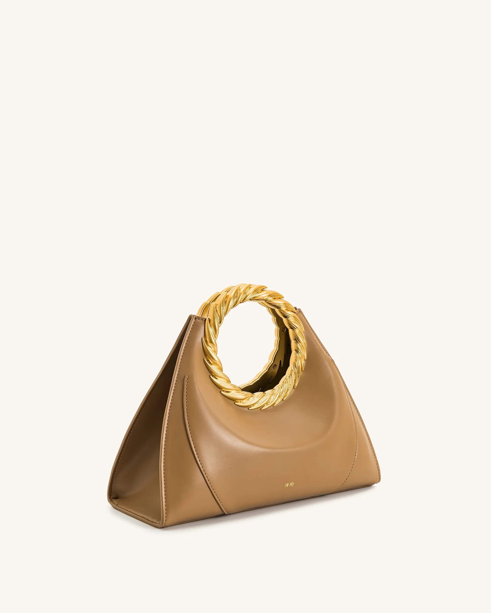 JW PEI_Brown_Amiya Leaf Handle Sculpture Bags_2T181-3_Brown_03