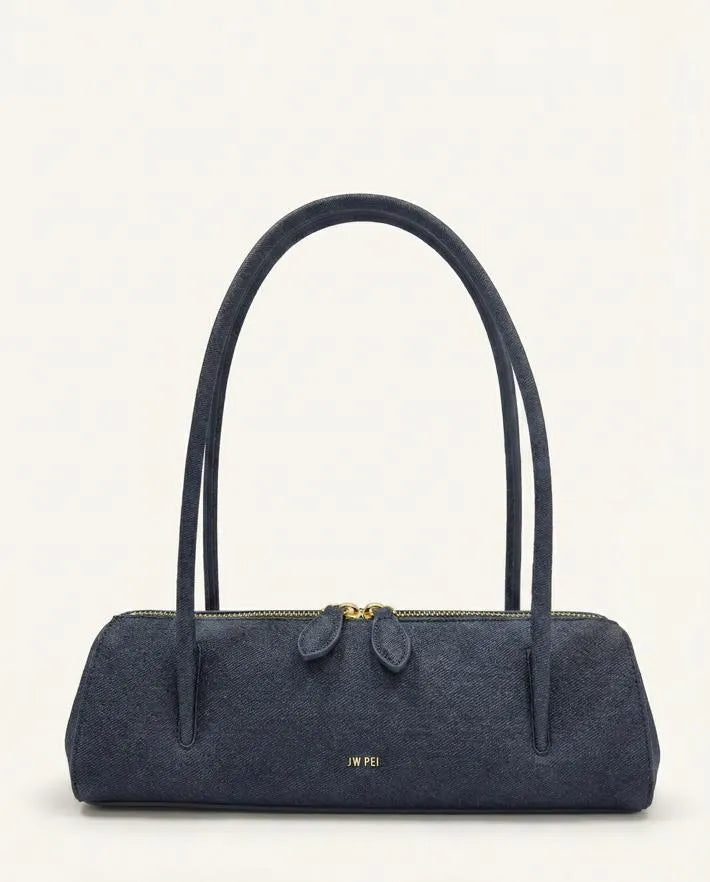 JW PEI Denim Blue Women Nova Mini Shoulder Bag - Denim Blue SKU: 2T184-51W_Denim Blue Image 01