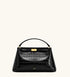 JW Pei Black Croc Women Carmen Top Handle Bag SKU: 2T192-11_Black Croc Image 01