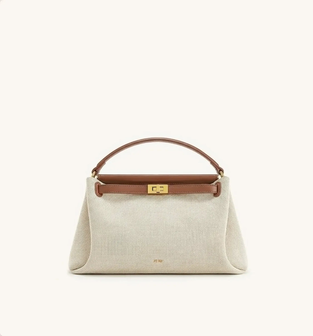 JW PEI Brown Canvas  Carmen Top Handle Bag  SKU: 2T192-33_Brown Canvas Image 02