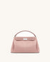 JW PEI Gray Pink Women Carmen Faux Suede Top Handle Bag  SKU: 2T192-40W_Gray Pink Image 01